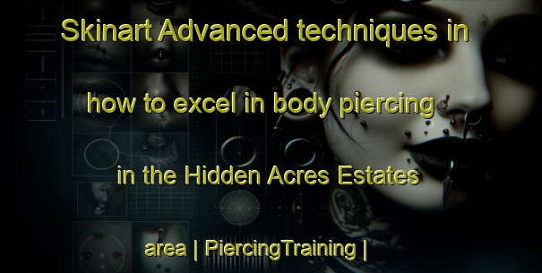 Skinart Advanced techniques in how to excel in body piercing in the Hidden Acres Estates area | PiercingTraining | PiercingClasses | SkinartTraining-United States